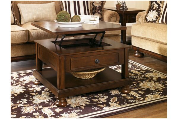 Porter Rustic Brown Lift Top Cocktail Table - Image 12