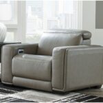 Correze Gray Power Recliner