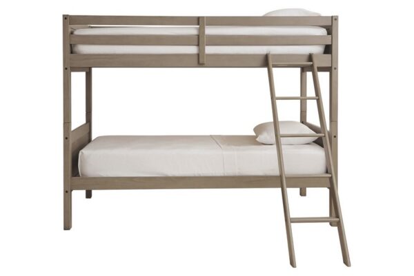 Lettner Light Gray Twin/twin Bunk Bed W/Ladder - Image 4