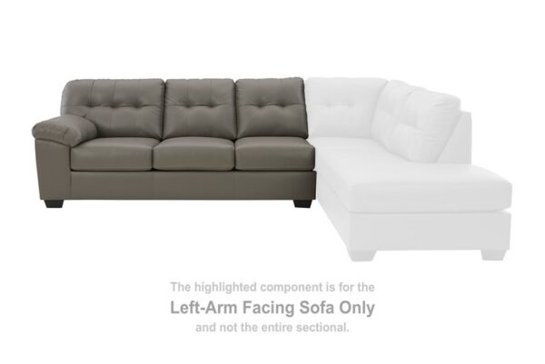 Donlen Gray Laf Sofa - Image 2