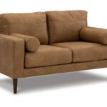 Telora Caramel Loveseat