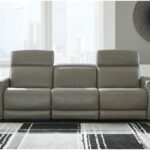 Correze Gray Power Sofa 3 Pc Sectional