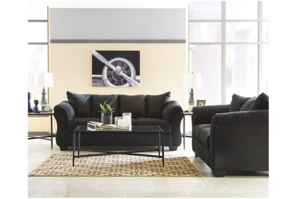 Darcy Black Sofa - Image 10