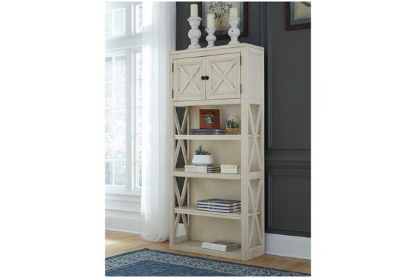 Bolanburg White / Brown / Beige 2 Pc. 2 Large Bookcases - Image 2