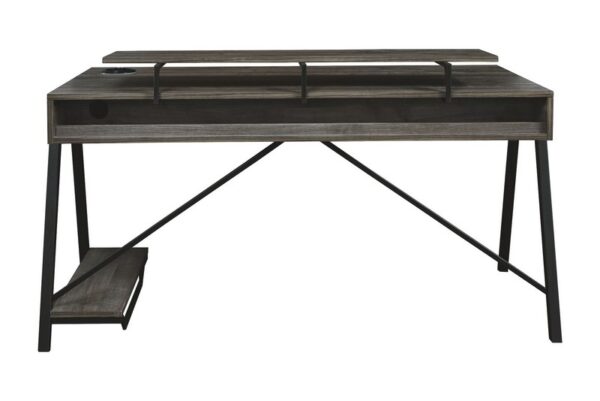 Barolli Gunmetal Gray Gaming Desk - Image 5