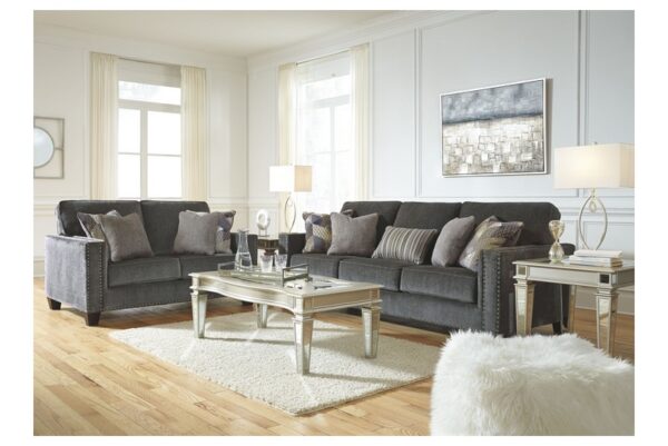 Gavril Smoke Loveseat - Image 3