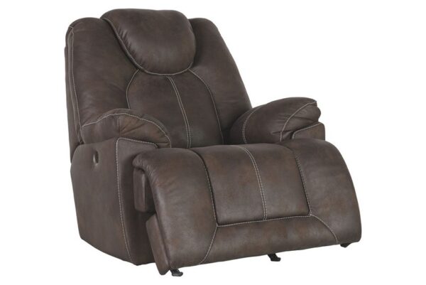 Warrior Brown Dark Power Rocker Recliner - Image 3