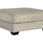 Ardsley Pewter Oversized Accent Ottoman