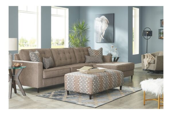 Flintshire Auburn Oversized Accent Ottoman - Image 5