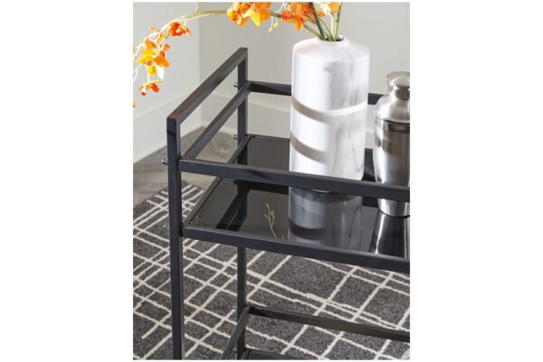 Kailman Black Bar Cart - Image 6