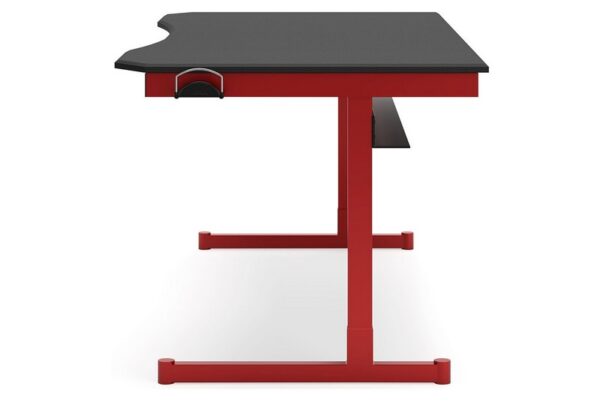 Lynxtyn Red / Black Home Office Desk - Image 6