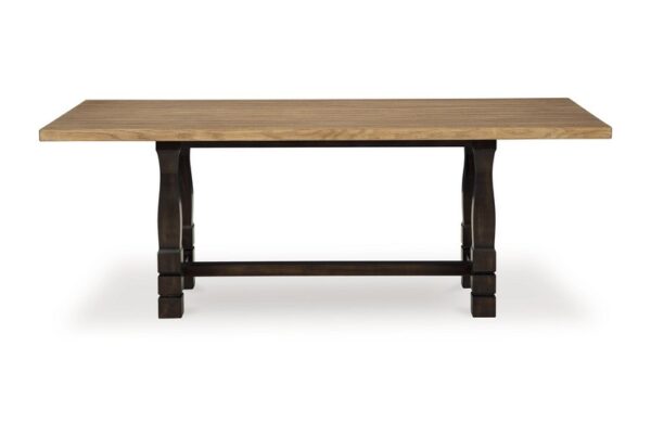 Charterton Two tone Brown Rectangular Dining Room Table - Image 3