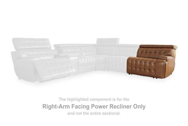 Temmpton Chocolate Raf Zero Wall Power Recliner - Image 2