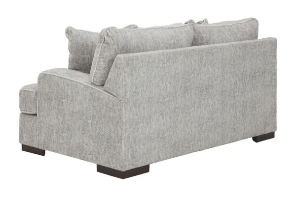 Mercado Pewter Loveseat - Image 5