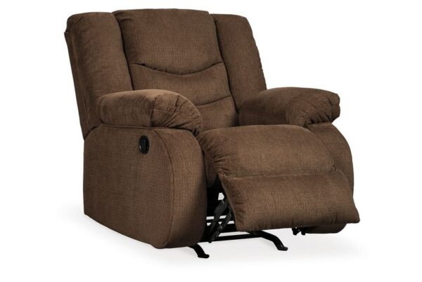 Tulen Chocolate Rocker Recliner - Image 3