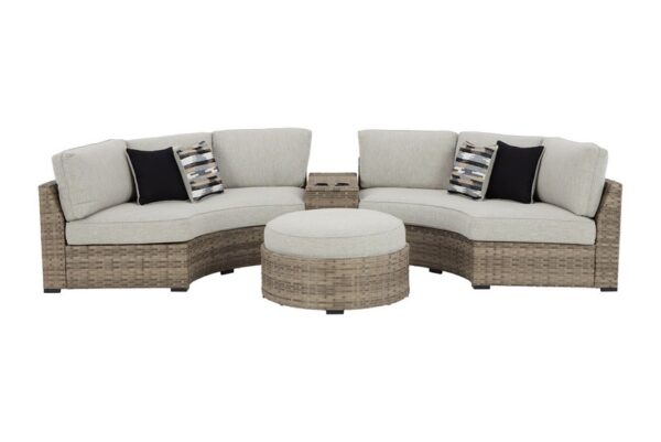 Calworth Beige Sectional Lounge - Image 2