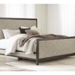 Burkhaus Brown California King Upholstered Bed