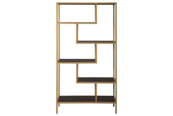 Frankwell Gold Finish Bookcase - Image 4