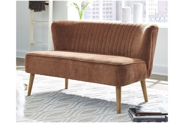 Collbury Cognac Accent Bench - Image 2