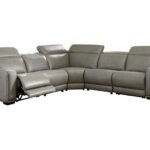 Correze Gray 5 Piece Power Reclining Sectional