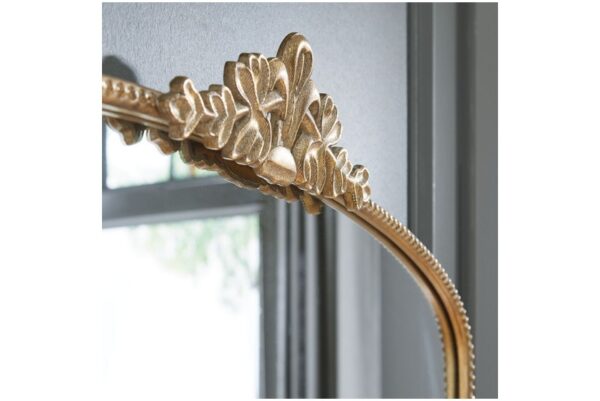 Tellora Gold Finish Accent Mirror - Image 5