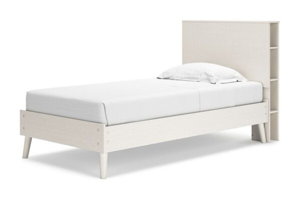 Aprilyn White Twin Bookcase Bed - Image 4