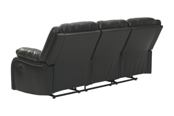 Calderwell Black Reclining Sofa - Image 5