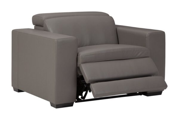 Texline Gray Pwr Recliner/Adj Headrest - Image 4