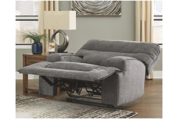 Coombs Charcoal 3 Pc. Reclining Sofa, Loveseat, Recliner - Image 5