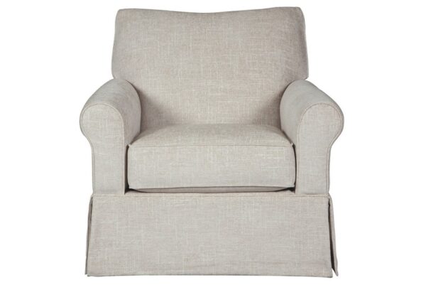 Searcy Quartz Swivel Glider Accent Chair - Image 2