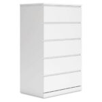 Onita White Five Drawer Chest