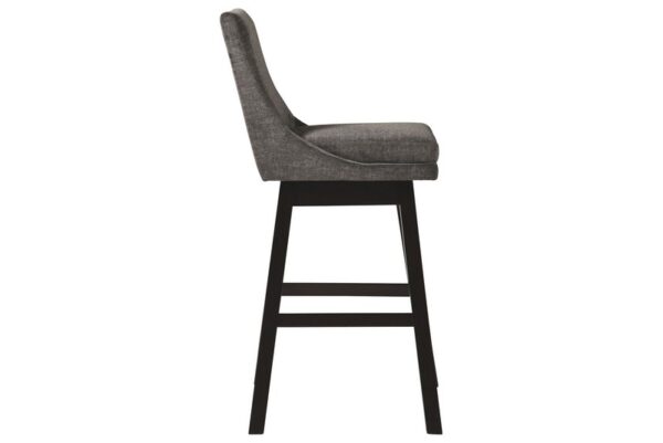 Tallenger Dark Gray Tall Uph Swivel Barstool(Set of 2) - Image 5