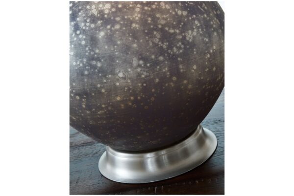 Bluacy Antique Gray Glass Table Lamp - Image 4