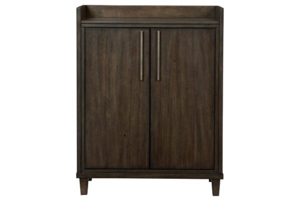 Wittland Dark Brown Bar Cabinet - Image 4