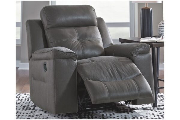 Jesolo Dark Gray Rocker Recliner - Image 4