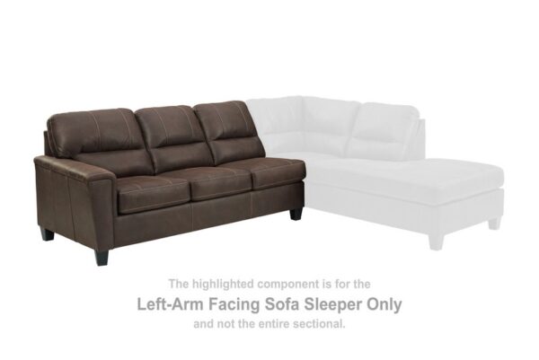 Navi Chestnut Laf Sofa Sleeper - Image 2