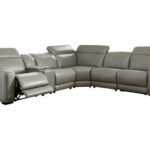 Correze Gray 6 Piece Power Reclining Sectional