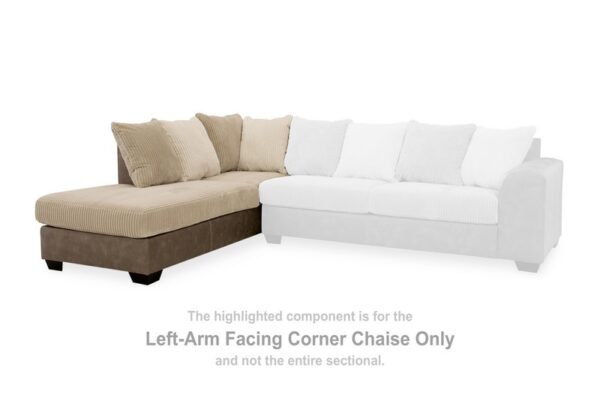 Keskin Sand Laf Corner Chaise - Image 2