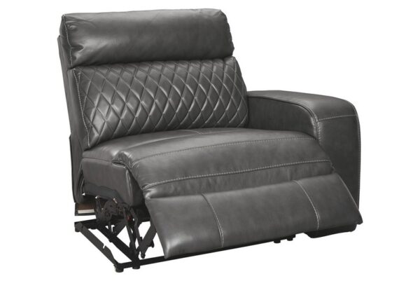 Samperstone Gray Raf Zero Wall Power Recliner - Image 2