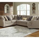 Pantomine Driftwood Right Arm Facing Cuddler With Armless Loveseat 4 Pc Sectional