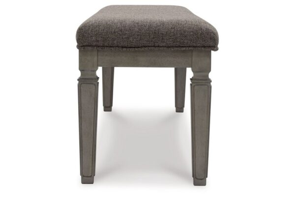 Lexorne Gray Large Uph Dining Room Bench - Image 6