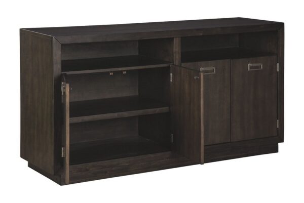 Hyndell Dark Brown Dining Room Server - Image 3