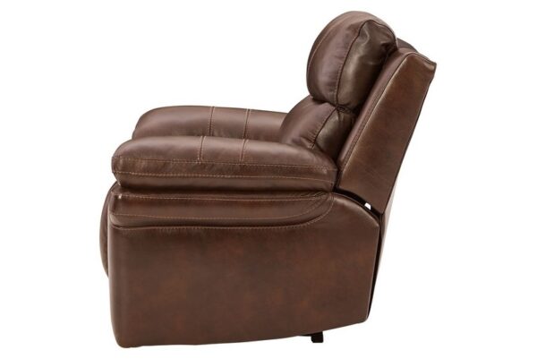 Edmar Chocolate Pwr Recliner/Adj Headrest - Image 7