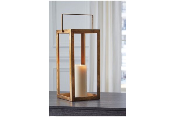 Briana Antique Brass Finish Lantern Medium - Image 2