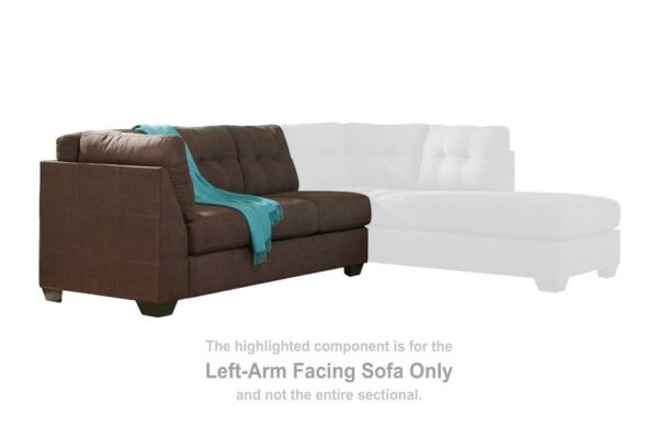 Maier Walnut Laf Sofa - Image 2