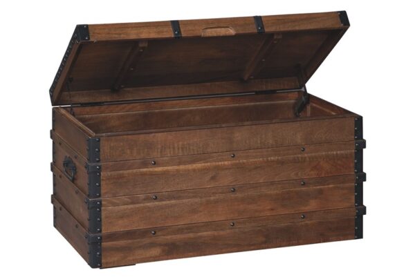 Kettleby Brown Storage Trunk - Image 5