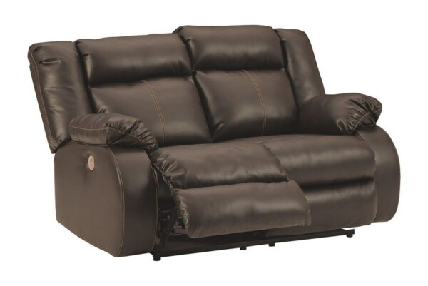 Denoron Chocolate 2 Pc. Reclining Power Sofa, Loveseat - Image 4