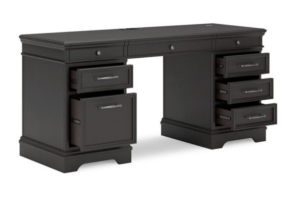 Beckincreek Black Home Office Credenza - Image 4