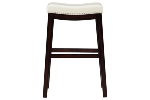 Lemante Ivory / Brown Tall Uph Stool (Set of 2) - Image 4