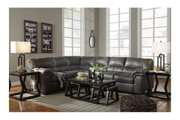 Bladen Slate Left Arm Facing Sofa 3 Pc Sectional - Image 3